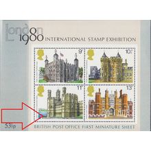 ENGLAND GREAT BRITAIN [1978] MiNr 0760-63 Block 1 I ( **/mnh ) Architektur