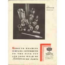 AXELSON MFG COMPANY 1930 ground wearing surfaces pumps vintage ad