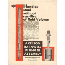 AXELSON MFG COMPANY 1930 handles sand Barnwell Plunger vintage ad