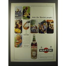 1964 Martini Vermouth Ad - Join the Martini People