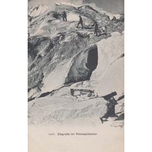 Switzerland Swiss Eisgrotte Rhonegletscher Antique Postcard