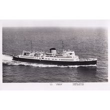 SS Liseux Ship Vintage Skyfotos Real Photo Old Postcard