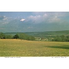 Chilham Kent Fields Summer Day Postcard