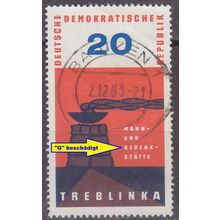 GERMANY DDR [1963] MiNr 0975 F12 ( OO/used ) [01] Plattenfehler