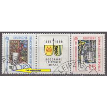 GERMANY DDR [1964] MiNr 1052 F14,Zdr ( O/used ) [01] Plattenfehler