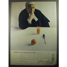 1956 Smirnoff Vodka Ad - I suggest that you proceed with a trial