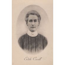 Edith Cavell Norwich Military WW1 Nurse Antique French Postcard