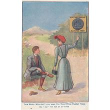 Wood Milne Rubber Heels Old Shoes Rambling Antique Postcard