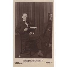Dr RF Palmer London Railway Station Director Radio News Old Postcard