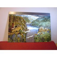VALLEY OF THE LORELEY, DER SHONE RHEIN, GERMANY used postcard 1985 pm =