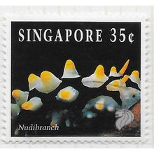 SINGAPORE 1994 LIFE IN CORAL REEF NUDIBRANCH 35c USED