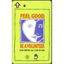 Feel Good Be A Volunteer~NCSS S'pore Transitlink Train/Bus Card