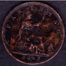1882 H Great Britain 1 Farthing Coin