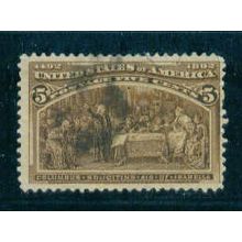 Used 234 5c Soliciting Aid from Isabella Just Clears C0130