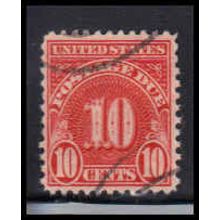 Used J84a 10c Postage Due Fine K1354