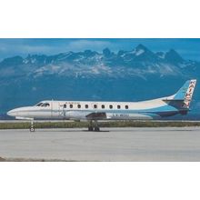 Fairchild SA226TC Metro II Plane of Kaiken Airlines at Ushuaia Islas Postcard