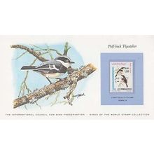 Puff Back Flycatcher Stamp Postcard FDC First Day Cover