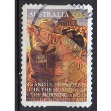 Australia 2008 Lest We Forget - War Veteran and Child 50c s/a Used