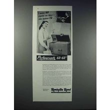 1948 Remington Rand Portagraph 60-60 Ad