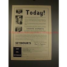1956 Ihagee Exakta VX, 66 and Exa Camera Ad - Today!!