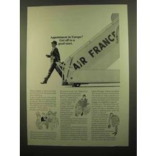 1965 Air France Ad - Appointment in Europe?