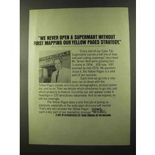 1973 Yellow Pages Ad - Never Open a Supermart Without