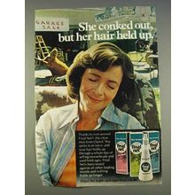 1977 Clairol Final Net Hair Spray Ad - Conked Out