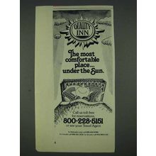 1978 Quality Inn Ad - The Most Comfortable Place