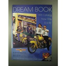 1992 Custom Chrome Motorcycle Parts Ad - Dream Book