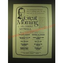 1947 Little, Brown and Company Ad - Great Morning by Sir Osbert Sitwell