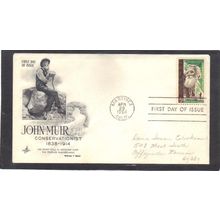 FDC Art Craft 1245 5c John Muir (Cachet-Penciled/A) CV42047