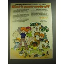 1974 Health-tex Clothing Advertisement - What's paper made of?