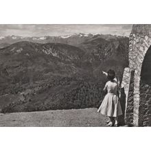 Segglovia Del Monte Lema Italian Tourists Real Photo Postcard