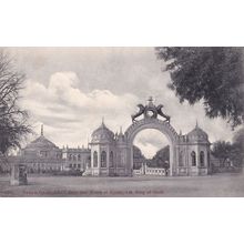 Nawab Ghazluddin's Gate Tomb Of Hyder Indian Old Postcard