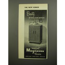 1952 Magnavox Television Ad - Beauty of tone and picture