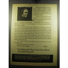 1975 Hoyt Axton Southbound Album Advertisement