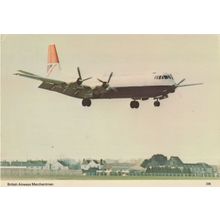 British Airways Merchantman Plane Aircraft Postcard