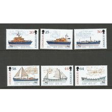 Guernsey 1999 175th Anniversary Of RNLI Unmounted Mint Set SG 827 / 832