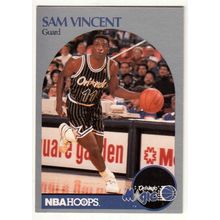 1990-91 Hoops Sam Vincent basketball card #223 - Magic