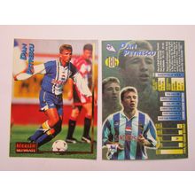 186. Dan Petrescu - Sheffield Weds - Merlin Ultimate P. L 1995/96 Card (ef1)
