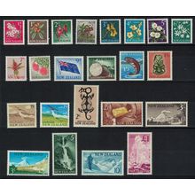 New Zealand Flowers Airplane Fish Glacier Manuka Tea Tree 23v COMPLETE 1960