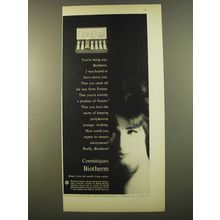 1961 Cosmetiques Biotherm Advertisement - You're being coy, Biotherm