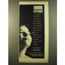 1961 Cosmetiques Biotherm Advertisement - I know all about you, Biotherm