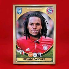 2016 2017 Panini Fifa 365 Renato Sanches Bayern Munich ROOKIE Sticker #305