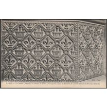 Les Armes de Saint-Louis, La Sainte Chapelle, Paris, c.1910 - Neurdein CPA