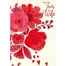 For My Lovely Wife - Valentine's Greeting Card - 65029