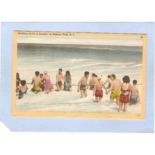 New Jersey Asbury Park Holding On For A Breaker~1705