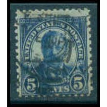Used 637 5c Theodore Roosevelt Average M10039