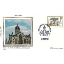St Giles Cathedral Stamp Benham Xmas First Day Cover