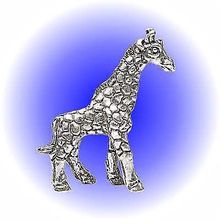 Giraffe Pewter Figurine - Lead Free